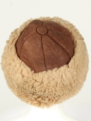 Vintage Unisex Russian Style Winter Hat 90s Brown HAT1513-145337