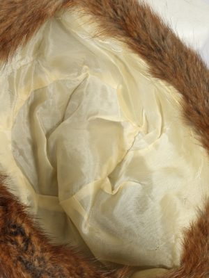 Vintage Unisex Russian Style Winter Hat 80s Brown HAT1533-145641