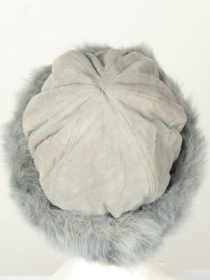 Vintage Unisex Russian Style Winter Hat 80s Grey HAT1554-145758