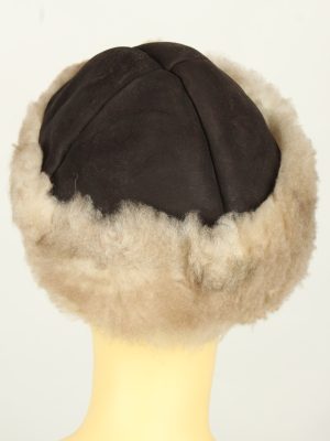 Vintage Womens Canadian Style Winter Hat 90s Brown HAT1590-145905