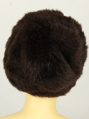 Vintage Womens European Style Winter Hat 90s Brown HAT1611-145989