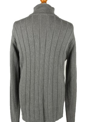 Vintage Ralph Lauren Polo Mens Zip Neck Jumper XL Grey -IL2075-144565