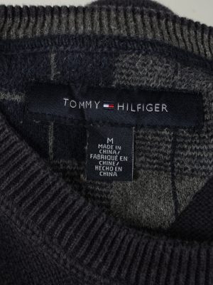 Vintage Tommy Hilfiger Mens Crew Neck Jumper M Navy -IL2082-144594