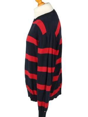 Vintage Tommy Hilfiger Mens Crew Neck Jumper L Navy -IL2088-144616