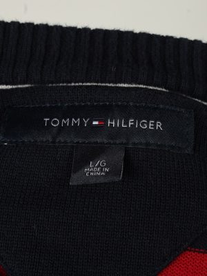 Vintage Tommy Hilfiger Mens Crew Neck Jumper L Navy -IL2088-144618
