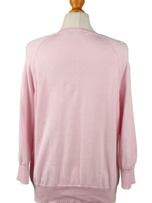 Vintage Tommy Hilfiger Womens Crew Neck Jumper 90s Chest 40" Pink -IL2101-145277