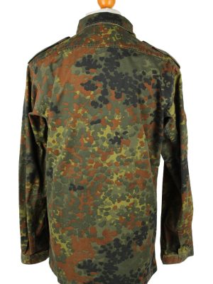 Vintage Kohler GMBH Flecktarn German Army Shirt 90s 13 Khaki SH4024-144055