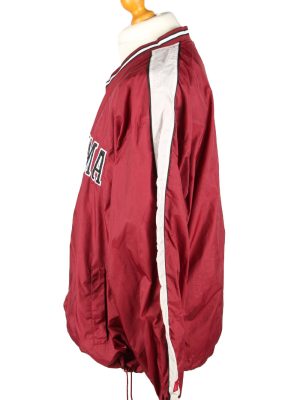 Vintage Russsel Athletic Baseball Jacket Windbreaker 90s XL Bordeaux -SW2640-143808