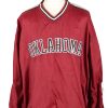 Vintage Russsel Athletic Baseball Jacket Windbreaker 90s XL Bordeaux -SW2640-0