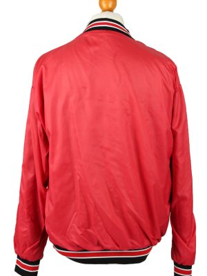Vintage Russsel Athletic Union Baseball Jacket Windbreaker 90s XL Red -SW2642-143817