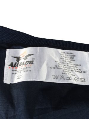 Vintage Alleson Athletic Baseball Jacket Windbreaker 90s XL Navy -SW2645-143750