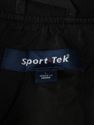 Vintage Baseball V Neck Jacket Windbreaker 90s L Black -SW2648-143762