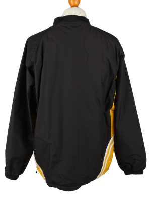 Vintage Holloway Baseball V Neck Jacket Windbreaker 90s M Black -SW2649-143765