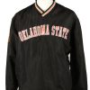 Vintage Oklahoma State Baseball Jacket Windbreaker M Black -SW2656-0