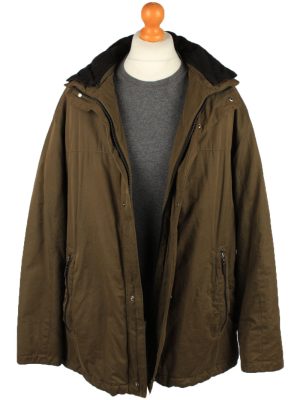 Vintage Pierre Cardin Mens Jacket Coat 90s 54 Brown -C2149-147767