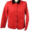 Vintage Barbour Womens Quilted Jacket Coat 14 Red -C2157-0