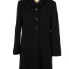 Vintage Bices Womens Lined Overcoat Size 14 Black -C2227-0