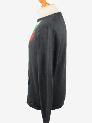 Christmas Jumper Vintage Watsons Mens Elf Body L Grey -IL2316-150127