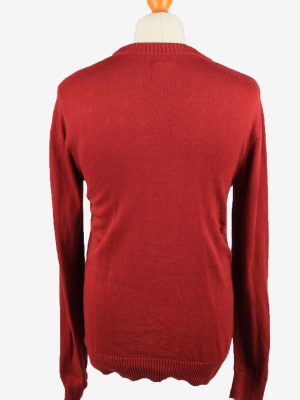 Christmas Jumper Vintage Alex Stevens Mens Deer S Bordeaux -IL2247-149677