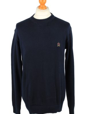 Vintage Tommy Hilfiger Mens Jumper Pullover 90s M Navy -IL2122-0