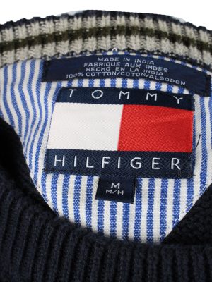 Vintage Tommy Hilfiger Mens Jumper Pullover 90s M Navy -IL2122-147878