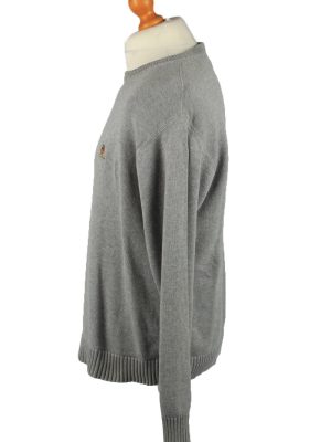 Vintage Tommy Hilfiger Mens Jumper Pullover 90s XL Grey -IL2123-147880
