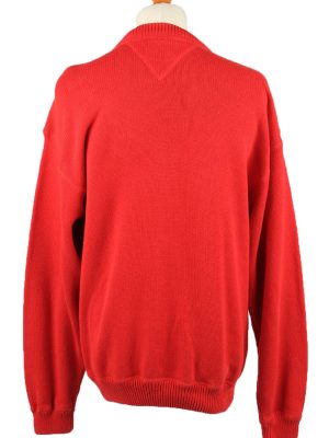 Vintage Tommy Hilfiger Mens Jumper Pullover 90s L Red -IL2127-149550