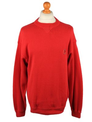 Vintage Tommy Hilfiger Mens Jumper Pullover 90s L Red -IL2127-0