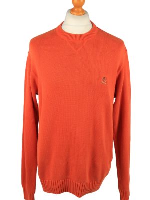 Vintage Tommy Hilfiger Mens Jumper Pullover 90s L Orange -IL2128-0