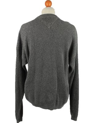 Vintage Tommy Hilfiger Mens Jumper Pullover 90s XXL Grey -IL2129-149558