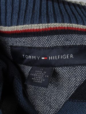 Vintage Tommy Hilfiger Mens Jumper Pullover 90s M Navy -IL2130-149563