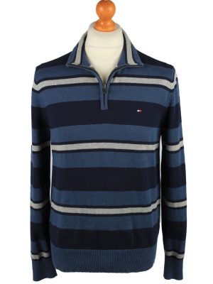 Vintage Tommy Hilfiger Mens Jumper Pullover 90s M Navy -IL2130-0