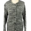 Vintage Womens Button Up Cardigan 90s M Grey -IL2139-0