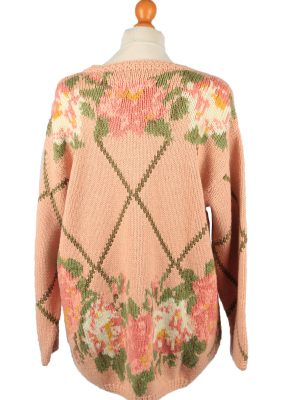 Vintage Womens Crew Neck Jumper 90s M Pink -IL2141-149602