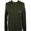Vintage Tommy Hilfiger Mens Crew Neck Jumper 90s L Dark Green -IL2153-0