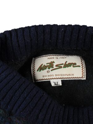 Vintage North Shone Unisex Crew Neck Jumper XL Navy -IL2180-148751