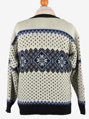 Vintage Womens Nordic Style Icelandic Jumper UK 10/12 Multi IL2184-148766