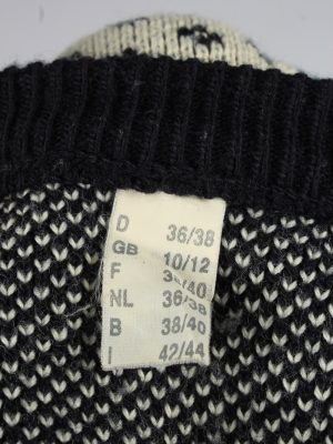 Vintage Womens Nordic Style Icelandic Jumper UK 10/12 Multi IL2184-148767