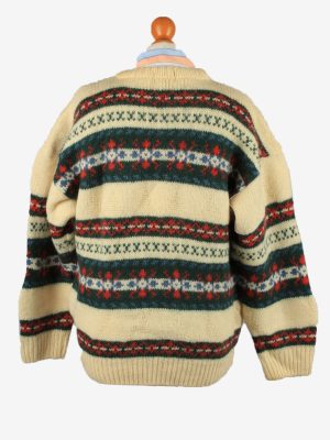 Vintage Manfield Womens Crew Neck Wool Jumper 44 Multi IL2188-148782