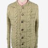 Vintage Mens Cable Button Up Cardigan S Multi -IL2212-0