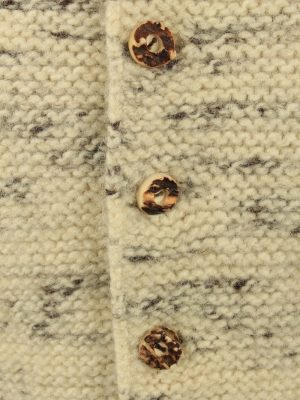 Vintage Mens Knit Button Up Cardigan M Beige -IL2215-148891