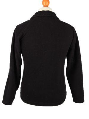 Vintage Helly Hansen Zip Up Mens Fleece Top Pullover Jacket S Black -SW2666-148406