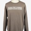 Vintage Gildan Mens College Sweatshirt Top L Brown -SW2679-0