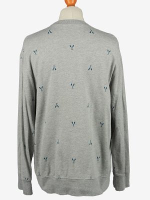 Vintage Merona Mens College Sweatshirt Top XL Grey -SW2685-149069