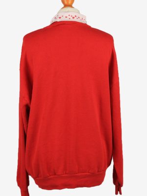 Vintage Jerzees Womens Crew Neck Sweatshirt Top XL Red -SW2700-149129