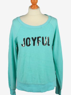 Vintage Xhilaration Womens Wide Neck Sleepwear Top M Green -SW2708-0