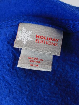 Vintage Holiday Editions Womens Crew Neck Sweatshirt Top M Blue -SW2709-149166