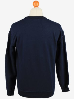 Vintage Gildan Mens College Sweatshirt Top S Navy -SW2714-149185