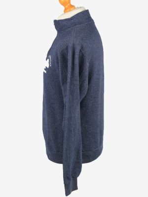 Vintage Jerzees Mens College Sweatshirt Top S Navy -SW2719-149204