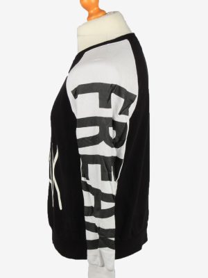 Vintage Forever 21 Mens Crew Neck Sweatshirt Top S Black -SW2723-149220